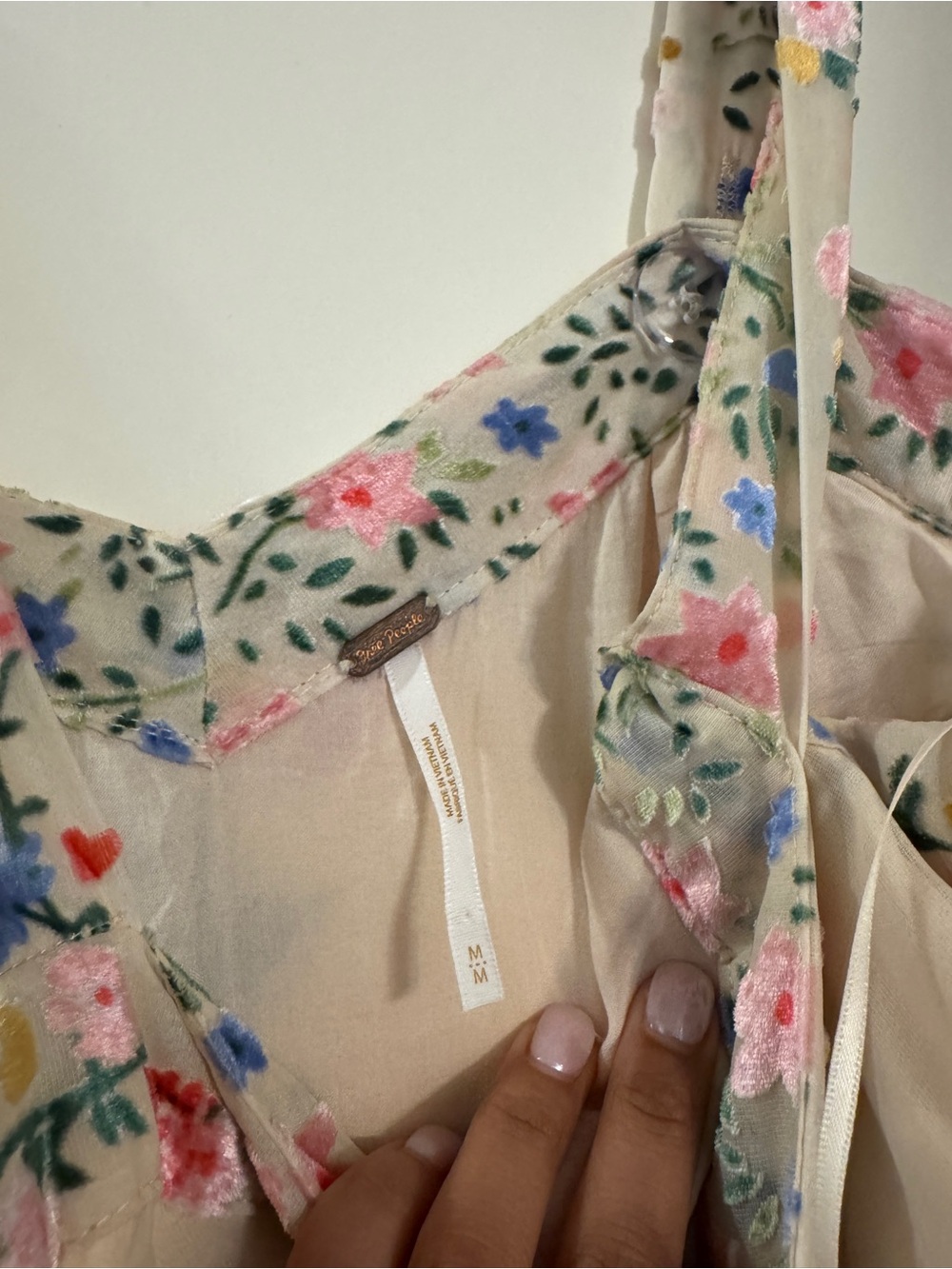 Free People Falling Petals Velvet Maxi Dress - Picture 9 of 10